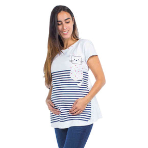 Playera de Maternidad Gatito