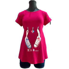 Playera de Maternidad Gender Reveal