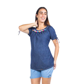 Blusa de Maternidad Ponpon